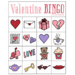 Valentine'S Bingo   Free Printable   Little Red Window For Free Printable Valentines Bingo