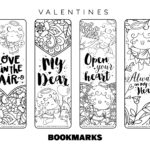 Valentine'S Day Bookmarks   Kids Activity Zone Throughout Free Printable Valentine Bookmarks