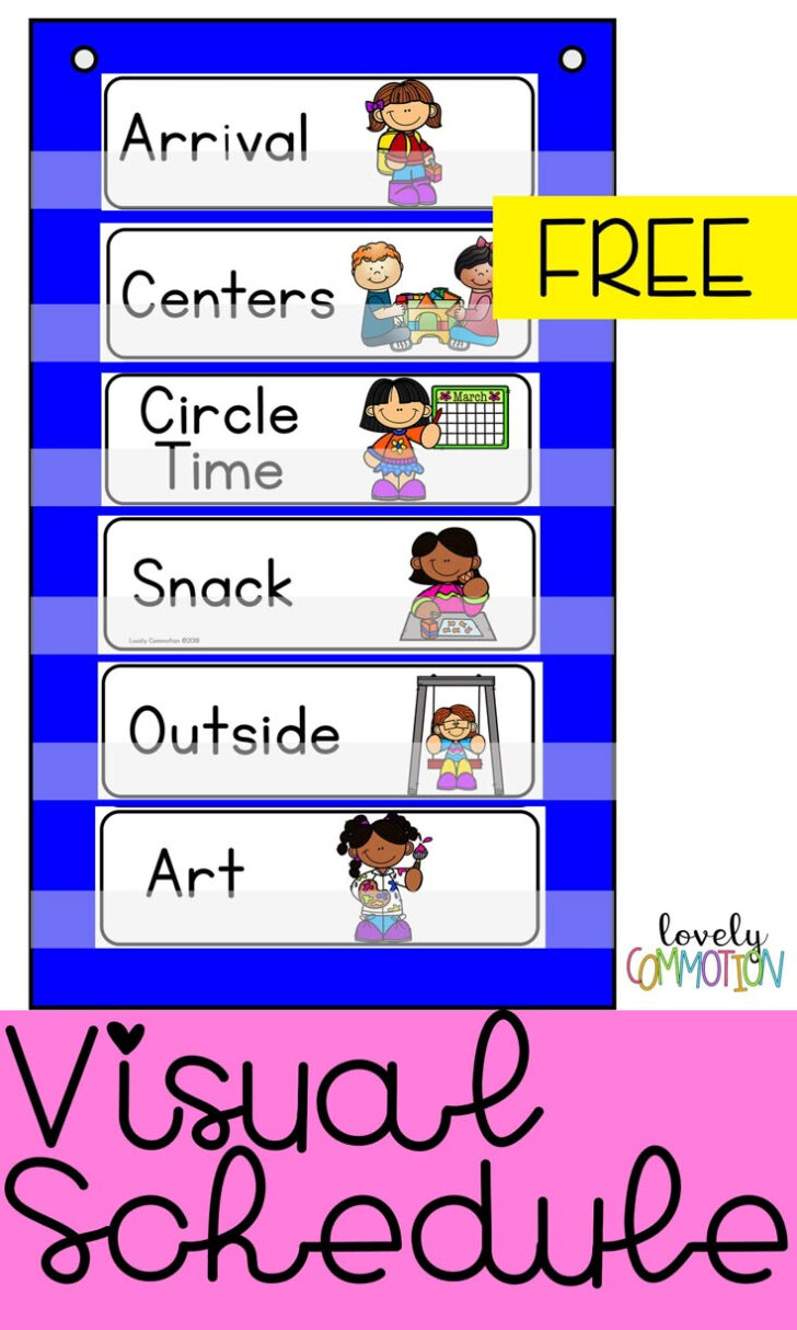 Free Printable Visual Schedule For Preschool