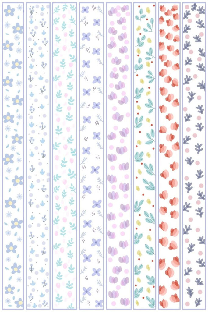 Washi Tape Design Intended For Free Printable Washi Tape