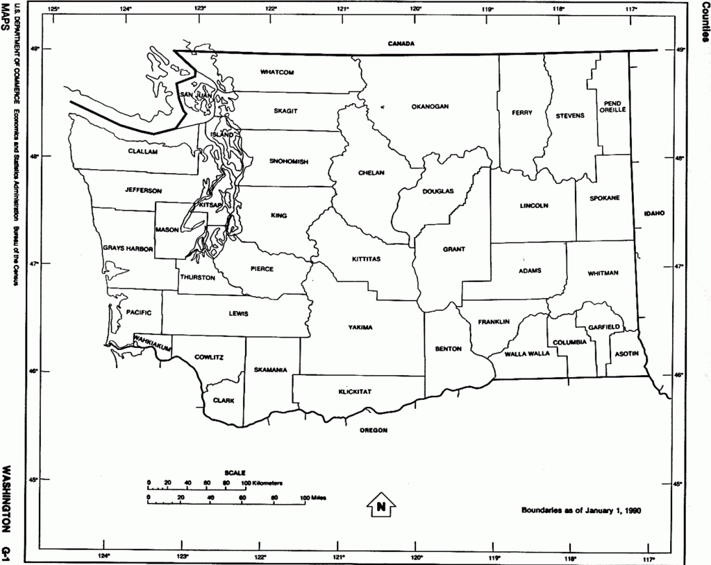 Washington Free Map Pertaining To Free Printable Map Of Washington State Washington Free Map Pertaining To Free Printable Map Of Washington State