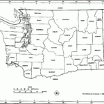 Washington Free Map Pertaining To Free Printable Map Of Washington State