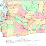 Washington Printable Map Within Free Printable Map Of Washington State