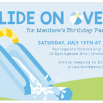 Water Slide Fun Children'S Birthday Invitationsbasic Invite Intended For Free Printable Water Park Birthday Invitations