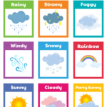 Weather Chart For Kindergarten   10 Free Pdf Printables | Printablee Inside Free Printable Weather Chart For Preschool