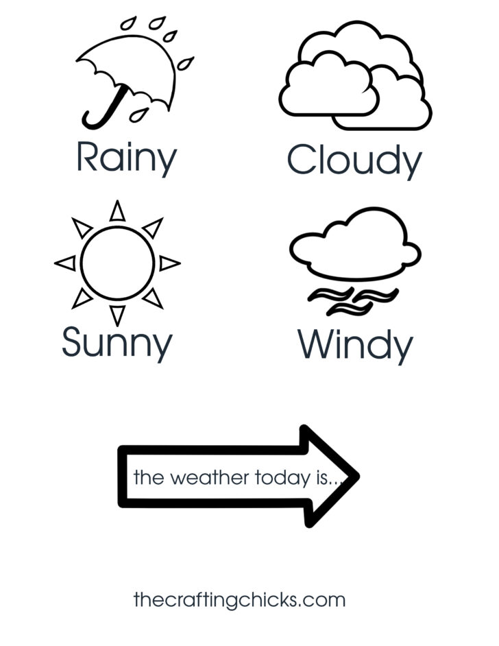 Free Printable Weather Chart For Preschool