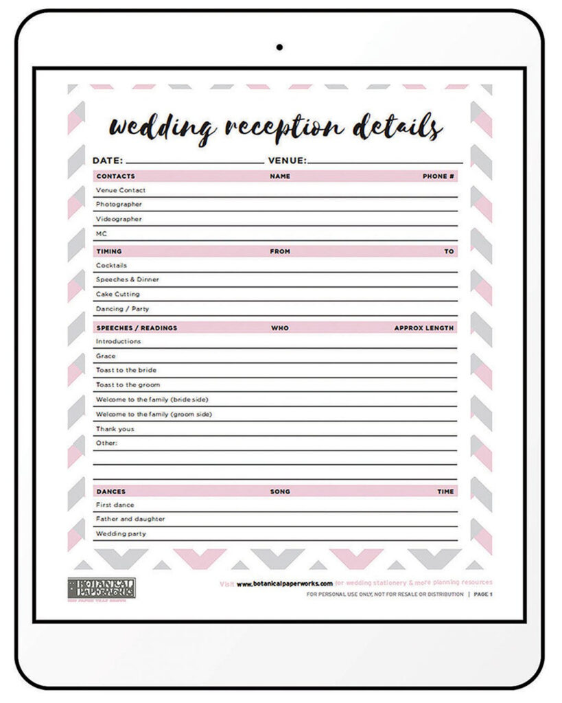 Wedding Planning Printables: Free Templates To Keep You Organized For Free Printable Wedding Organizer Templates Wedding Planning Printables: Free Templates To Keep You Organized For Free Printable Wedding Organizer Templates