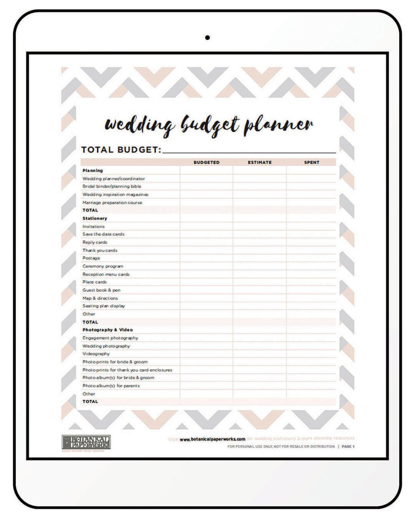 Wedding Planning Printables: Free Templates To Keep You Organized Pertaining To Free Printable Wedding Organizer Templates Wedding Planning Printables: Free Templates To Keep You Organized Pertaining To Free Printable Wedding Organizer Templates