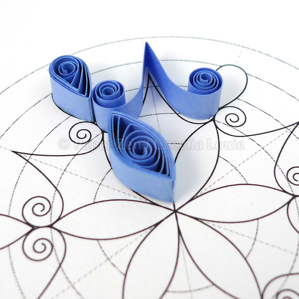 Welcome To Paper Zen ~ Cecelia Louie: Quilling Snowflake Pattern inside Free Printable Quilling Patterns