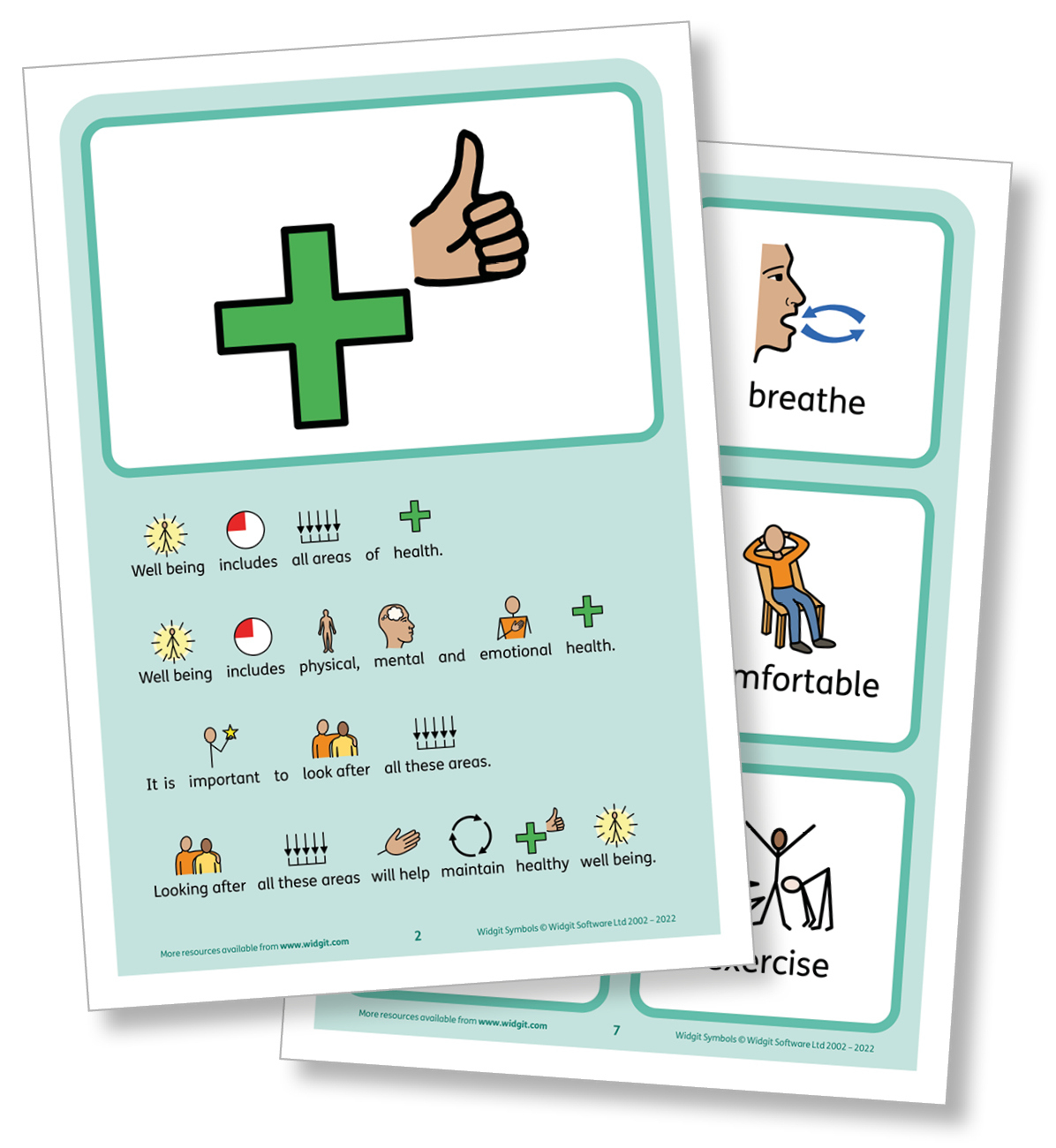 Wellbeing Pack | Widgit Symbol Resources regarding Free Printable Widgit Symbols