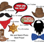 Western Birthday Party Free Printable Collection Inside Free Printable Western Photo Props