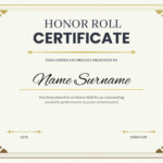 What Is Honor Roll Certificate? +7 Free Editable Templates | Sertifier In Free Printable Honor Roll Certificates Kids