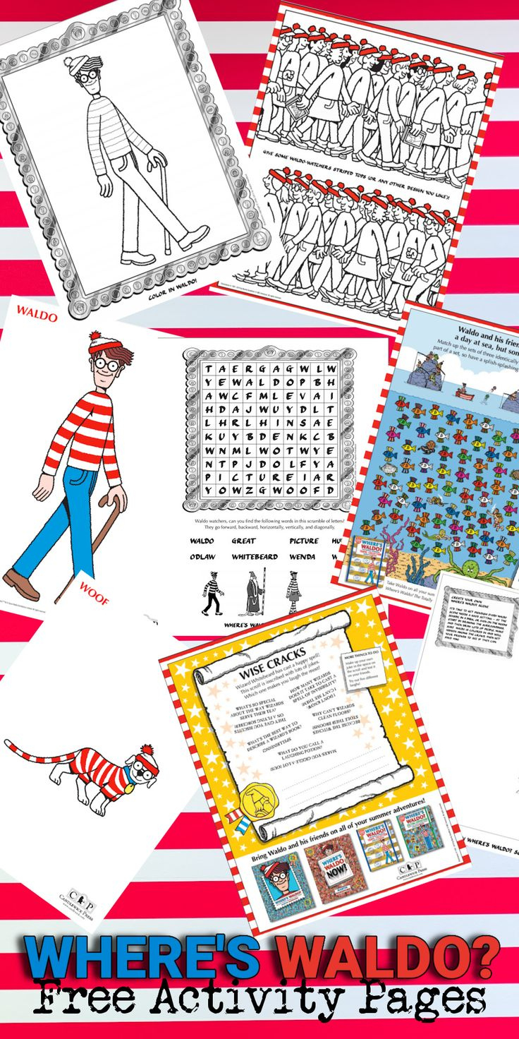 Where&amp;#039;S Waldo Online: Free Activities, Games, Printables &amp;amp; Hidden pertaining to Where Waldo Printable Free