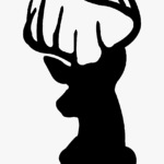 White Tailed Deer Silhouette Stencil Drawing   Printable Deer Intended For Free Printable Deer Pumpkin Stencils