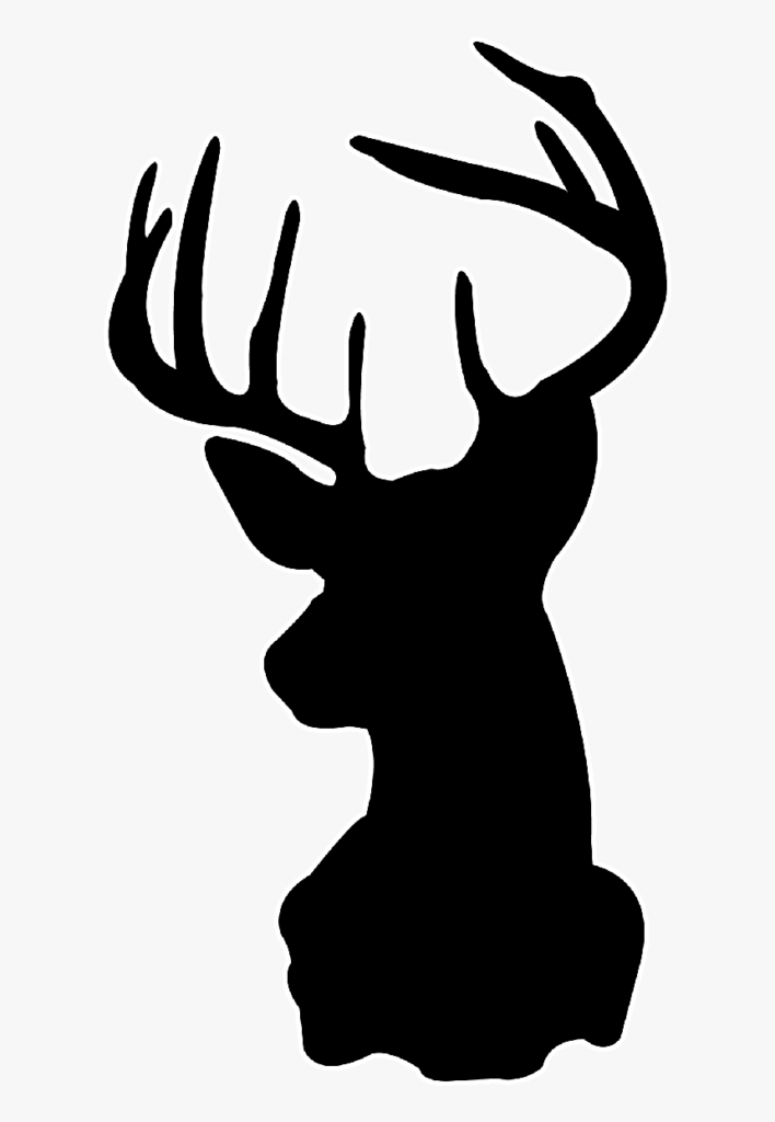 White Tailed Deer Silhouette Stencil Drawing   Printable Deer Intended For Free Printable Deer Pumpkin Stencils