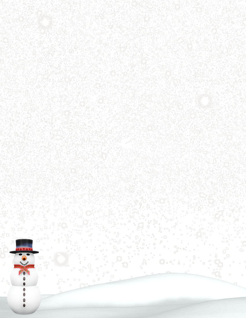 Winter Stationery Theme Downloads Pg. 1 with regard to Free Printable Winter Stationery