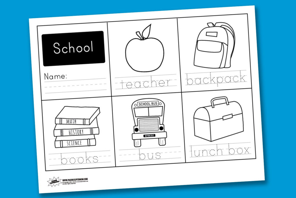Worksheet Wednesday: School Handwriting Paging Supermom Intended For Free Printable Classroom Worksheets Worksheet Wednesday: School Handwriting Paging Supermom Intended For Free Printable Classroom Worksheets