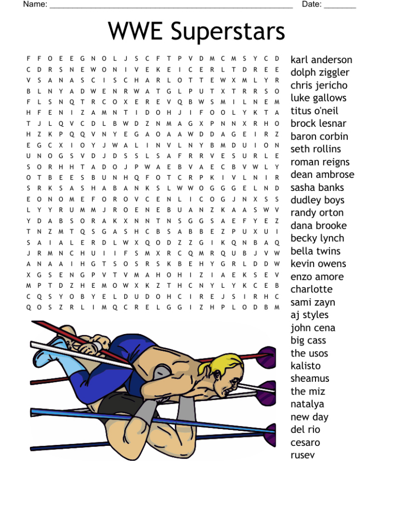 Wwe Superstars Word Search Wordmint Pertaining To Free Printable Wwe Word Search Wwe Superstars Word Search Wordmint Pertaining To Free Printable Wwe Word Search