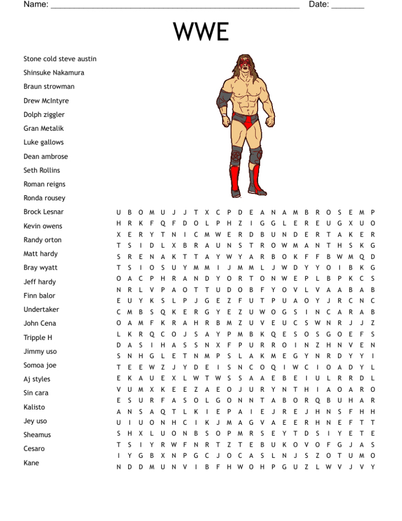 Wwe Word Search Wordmint Pertaining To Free Printable Wwe Word Search Wwe Word Search Wordmint Pertaining To Free Printable Wwe Word Search