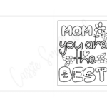 26 Unique Printable Mother'S Day Cards To Color {Pdf}   Cassie With Regard To Free Printable Mothers Day Coloring Cards