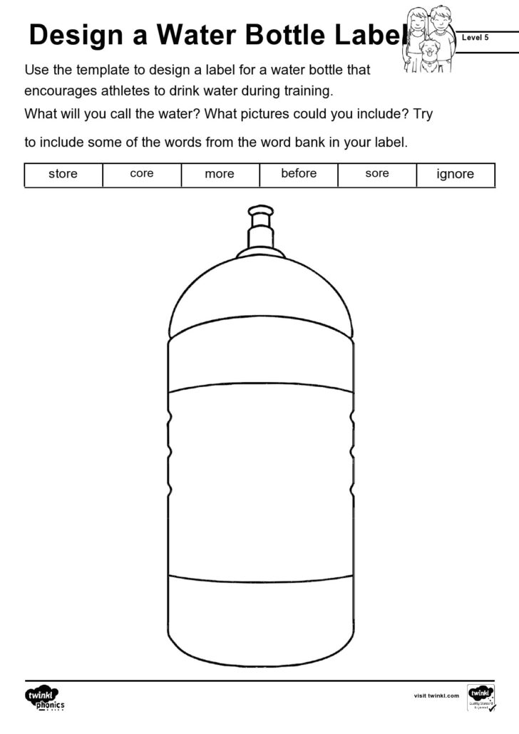 Free Printable Water Bottle Labels