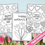 Free Printable Mother'S Day Coloring Cards   The Craft At Home Family With Free Printable Mothers Day Coloring Cards
