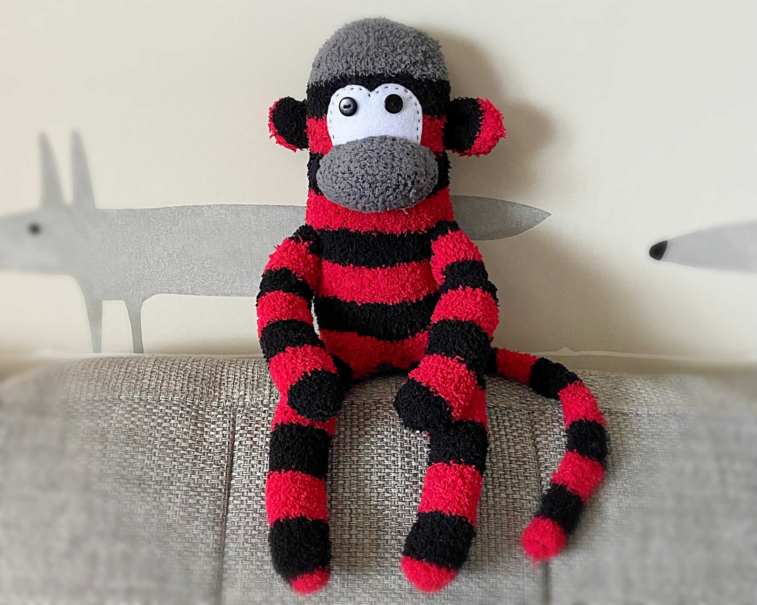 How To Make A Sock Monkey | Gathered regarding Free Printable Sock Monkey Pictures