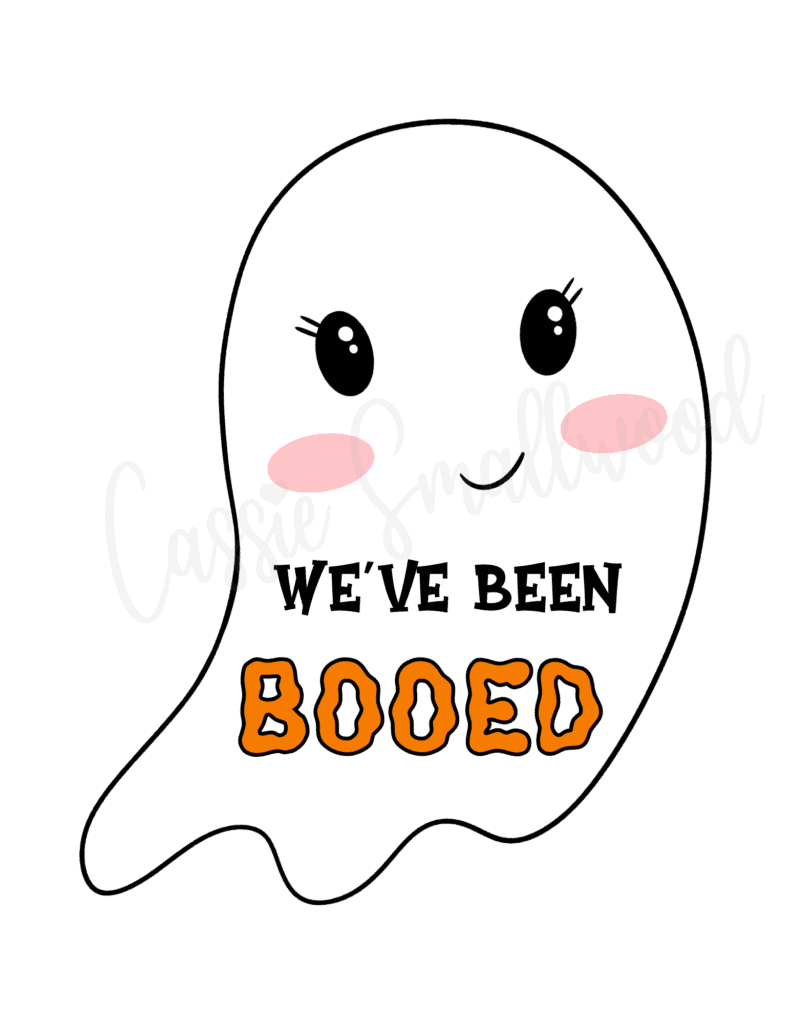 The Cutest You'Ve Been Booed Printables - Cassie Smallwood inside We'Ve Been Booed Free Printable
